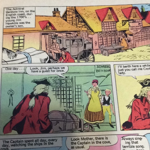 Vtg 1979 Treasure Island Comic Book -King Classics - Picture 4 of 8